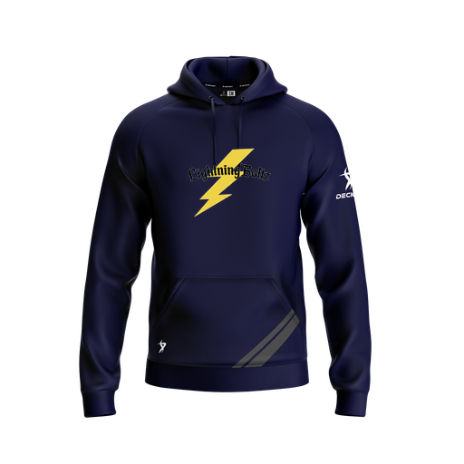 [FOLHSMNV-YXS-LOGO1] Decker Summit Hoodie (Youth XS, Navy, Logo 1)