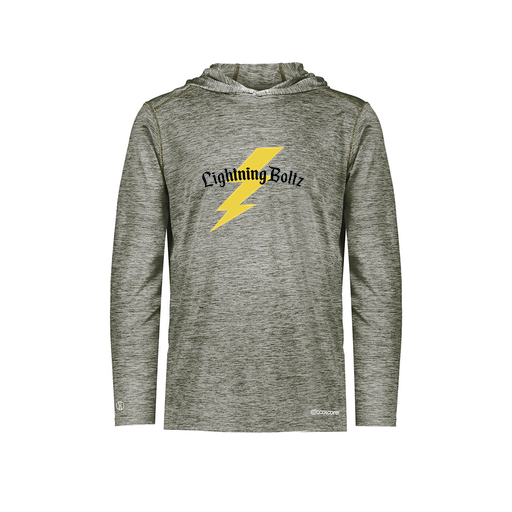 [FOLHCGGY-YS-LOGO1] Decker Youth Charge Hoodie (Youth S, Gray, Logo 1)